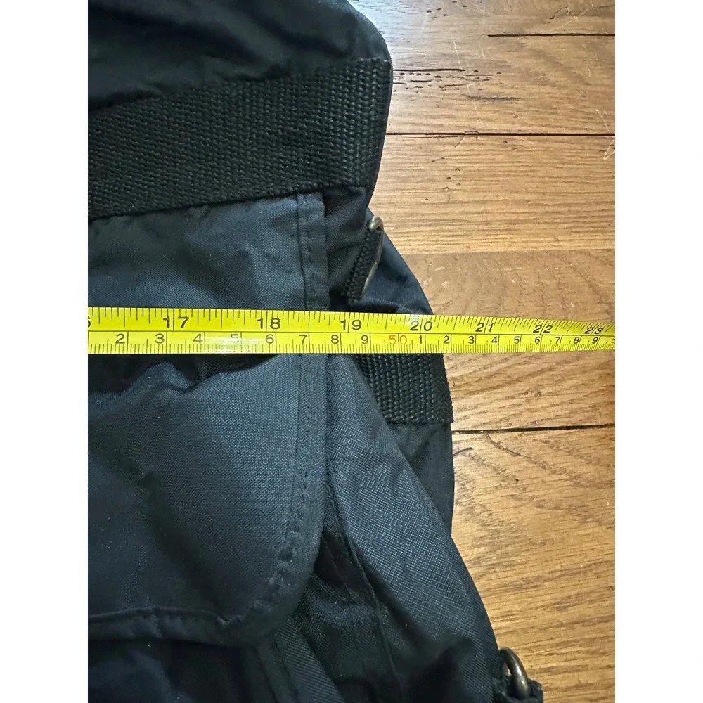 vtg 1990's black‎ harley davidson duffle bag